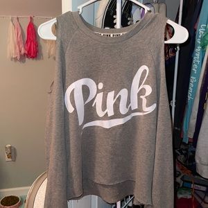PINK shoulder sweater